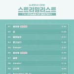18.11.19 워너원 Power <b>Of</b> Destiny 스밍리스트