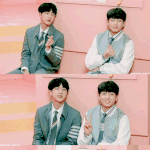 [방탄소년단] 방탄 석진, 정국이 행동 따라하는 중