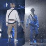 등지고 돌아선후 아픈듯한 표정을 짓는 <b>런쥔</b>ㅠㅠ -NCTDREAM<b>런쥔</b>