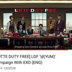 [EXO] <b>롯</b>뒈면세점 냠 광고 1,200만뷰 넘음