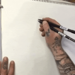 [모두드루와] <b>캘리</b>그라피 그림자 효과