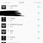[EXO] 오늘 수고했다 이제 차트 <b>프리</b>징됨
