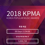 [EXO] KPMA 인기상 <b>정오</b>까지임 투표 지금 미리하자
