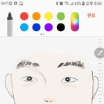 [드루와] 화장<b>전후</b> 그려봤는데 어때?ㅋㅋㅋㅋ