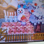 <b>동숲</b>에서 눈사람만들었당ㅎㅎ