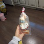 친구들 줄 크리스마스 간식들 <b>포장</b>햇당
