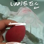 [조언부탁해] 야 이거 왜 이러냐 <b>퍼프</b> 색 빠짐
