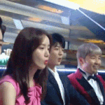 [댓글부탁해] <b>NCT</b>드림 무대 지켜보는 SM 대선배 윤아-민호.GIF