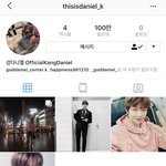 강다니엘인스타 팔로워수 <b>최단</b>시간 백만기록