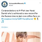 [강다니엘] <b>기네스</b>공식계정 업뎃❤