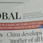 [강다니엘] Times <b>of</b> India 국제면에 강다니엘