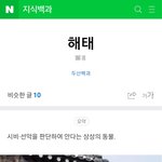 어제 방탄이 타고 등장했다는 <b>해태</b>