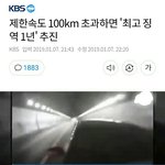 [드루와] 제한속도 100km 초과시 '<b>징역형</b>'