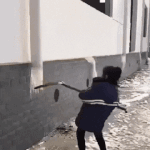 [대박] <b>배수</b>로 얼음 제거하기.gif