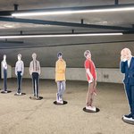 [방탄소년단] 홍소 걷고싶은 거리에 애들 포토존