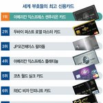 [충격] 세계 <b>부호들</b>의 신용카드