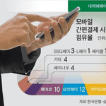 <b>각종</b> 페이들 모바일 간편 결제 시장 점유율