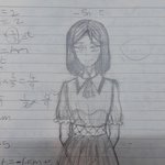 수학 풀다 심심해서 <b>낙서</b>했는데 생각보다 잘 그려서 당황함