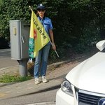 [드루와] <b>녹색</b>어머니 교통봉사하는 고소영