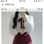 리본 블라우스 <b>지하</b>상가에서 얼마 함?