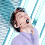 [카이] 음중 엑소 러브샷 연보라 카이 종인 움짤