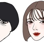 [드루와] 요즘스타일 옛날스타일 그 려 봤 음 관심줘