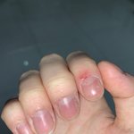 나 지금 <b>손톱</b> 케어?관리? 받으러왔는데