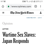 수정)널리 퍼뜨려줘/ 뉴욕타임즈가 '위안부' 관련 허위사실 <b>기사화</b>함