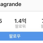 <b>아리아나</b> 그란데 인스타팔로우가 우리나라인구