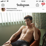 [드루와] 션멘데스 <b>켈빈</b>클라인 화보?? 찍음 조카 섹시