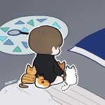 [강다니엘] 뒷모습도 귀여운 이불밖코룽이 팬<b>아트</b>