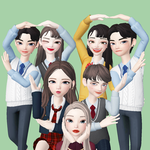 [제페토] 교복 입고 사진 찍었는데