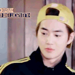 [EXO] 준면이 <b>사다리</b> 타기 전에 계속 눈감아