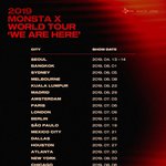 [댓글부탁해] 몬스타엑스 3번째 월드투어 <b>일정</b>