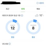 [댓글부탁해] 헐 뭐야 ? 우리도 <b>미세</b>먼지 왜케 좋음 ??