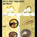 외국인이 좋아하는/싫어하는 한국<b>음식</b>ㄷㄷ