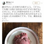 [댓글부탁해] 발렌타인데이에 받은 하트모양 <b>초코</b>