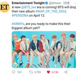 [방탄소년단] ㅋ컴백소식에 미국도 <b>들썩</b>+