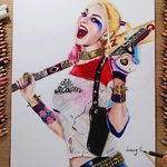 [할리퀸] <b>헐리</b>웃의 걸크러쉬 할리퀸!! 손그림