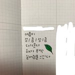 내 옛날 다이어리 <b>개오</b>글거림