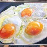 정확히 <b>분필</b>로 그린 계란후라이