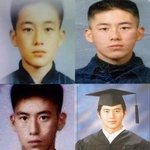남자 배우들 졸업사진