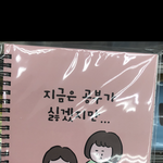 [댓글부탁해] 다이소에서 조카 찡한 노트 봄