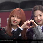 [아이즈원] <b>김민주</b>X장원영 해피투게더 출근 예쁨 ㄱㄱ