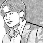 방탄 뷔폰그림으로 팬아트그려봤는데 어떰