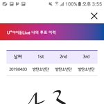 [방탄소년단] <b>팬별</b> 인기상 툽 열렸다 직링추가