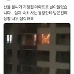 [충격] 산불 <b>불씨</b>가 가정집 아파트까지 날아들음