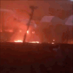 [충격] 속초로 수학여행 갔던 중학생들 <b>대피</b>하는 버스 안