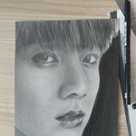 [방탄소년단] 밑에 <b>인물화</b> 이야기에 생각난 정꾸아버님