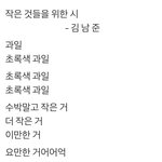 [방탄소년단] 작은 것들을 위한 시